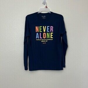 Blessed Girl “Never Alone” Hebrews13:5 inspirational tee